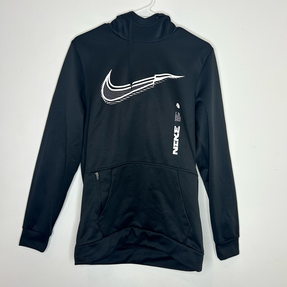 Black Nike Pull Over Hoodie